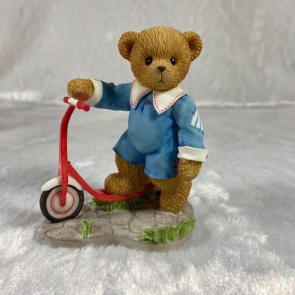 Vintage Cherished Teddies Colby - Sometimes Life Needs A Little Push #778311 - Picture 1 of 7